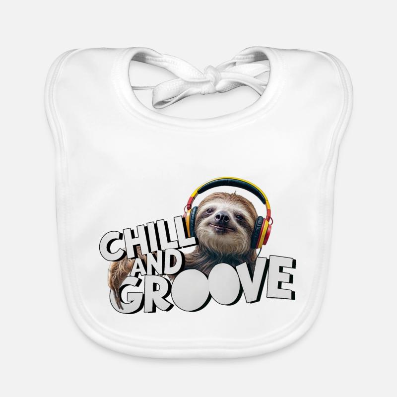 Chill et Groove Bavoir bio Bébé