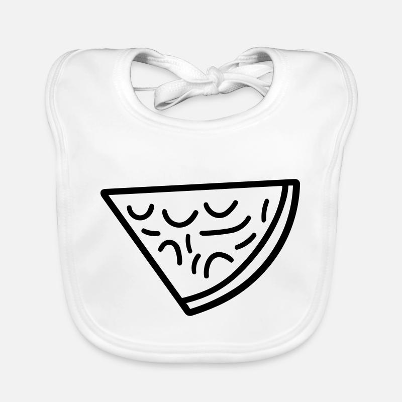 Pizzastück Baby Bio-Lätzchen