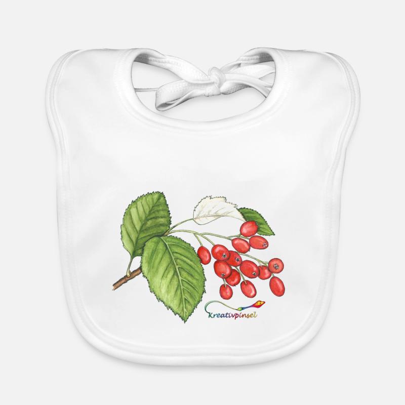 Mûre (Sorbus aria) Bavoir bio Bébé