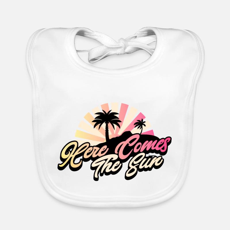 Here Comes The Sun Organic Baby Bibs