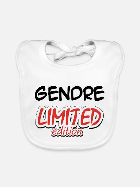 GENDRE LIMITED EDITION - Baby Bio-Lätzchen - Weiß - Vorne