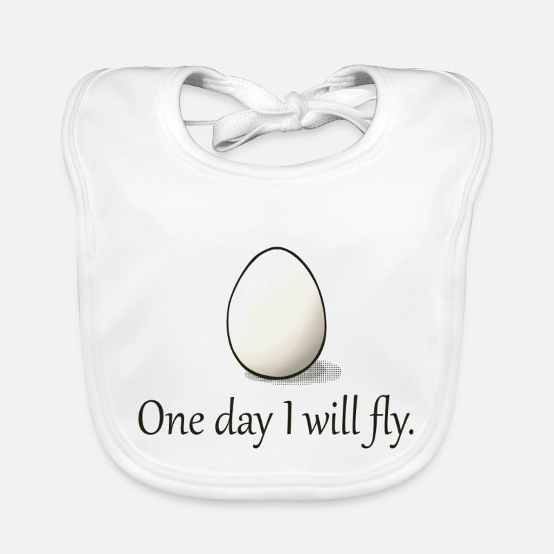 One day I will fly Organic Baby Bibs