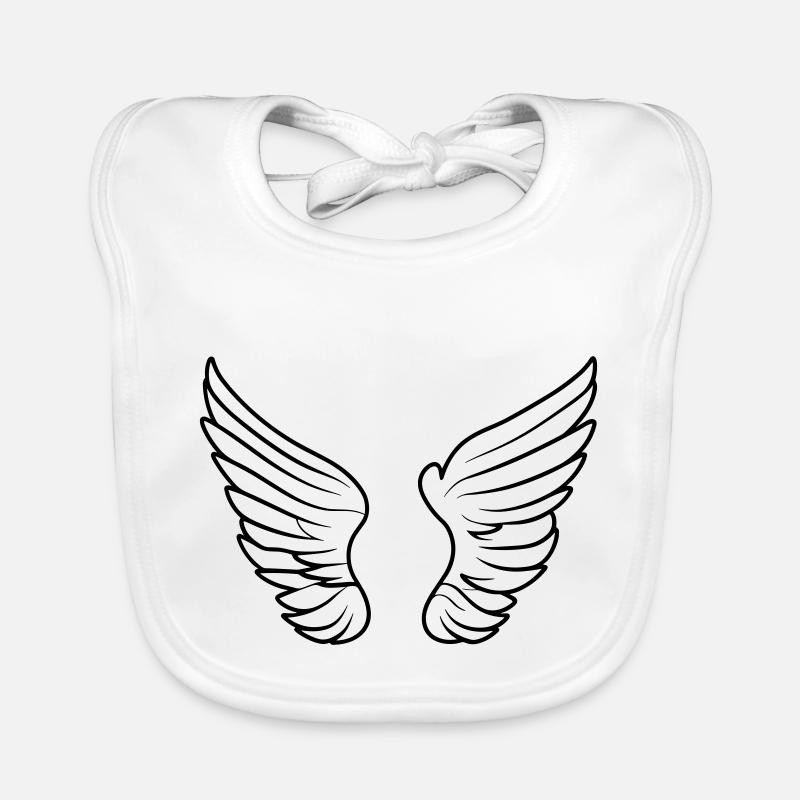 Engelsflügel Baby Bio-Lätzchen