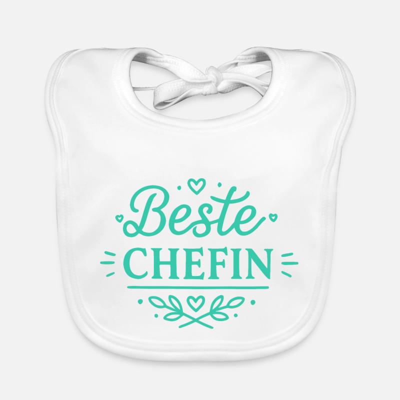 Beste Chefin Baby Bio-Lätzchen