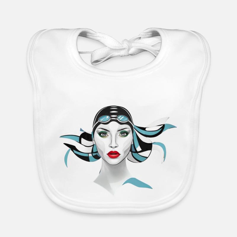 Aquatic Elegance: Imagination Dives Deep Organic Baby Bibs