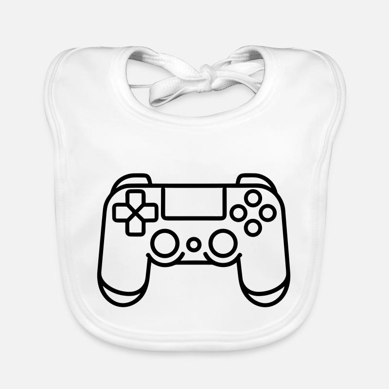 Video games controller Organic Baby Bibs