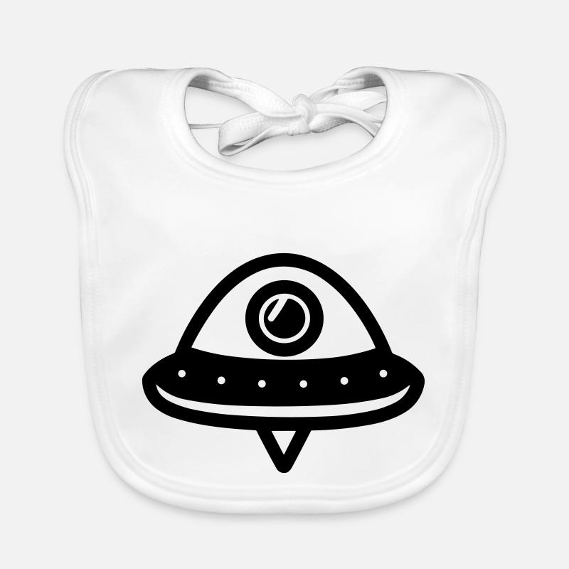 flying saucer Organic Baby Bibs