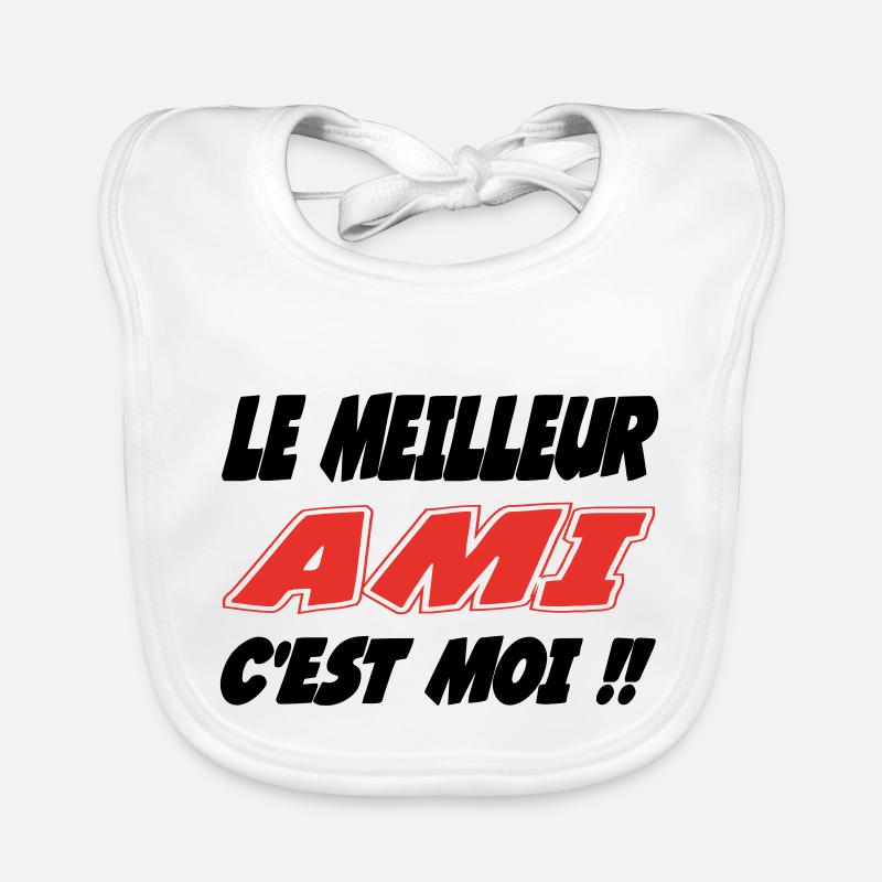 Der beste FREUND bin ich!! Baby Bio-Lätzchen