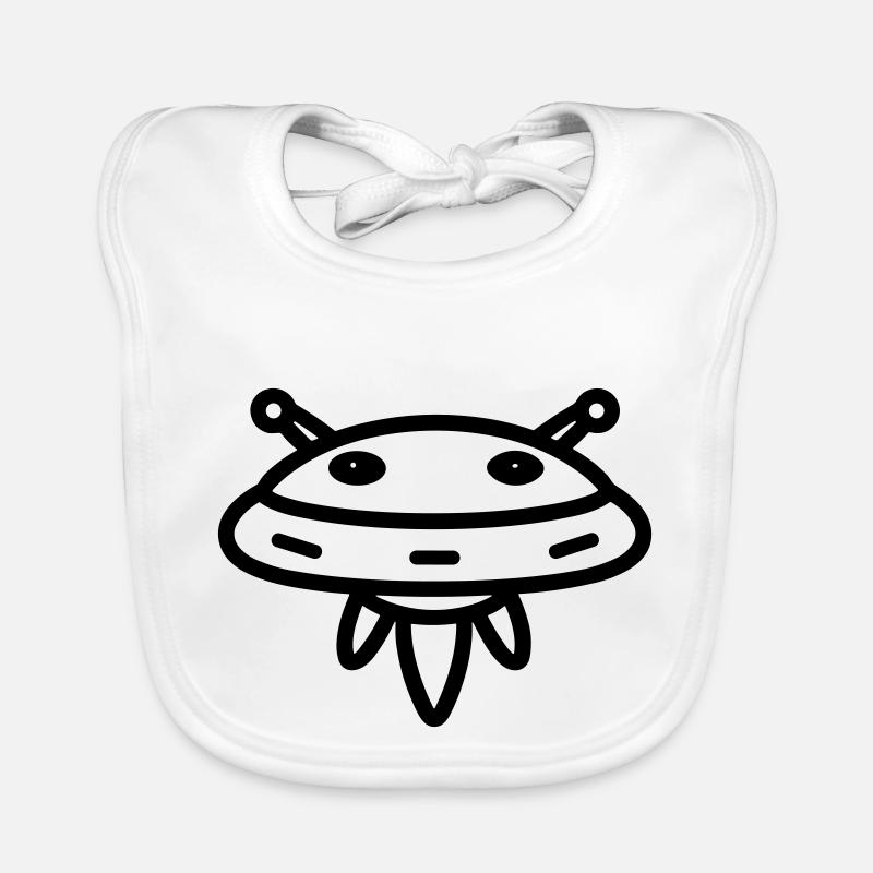 flying saucer Organic Baby Bibs