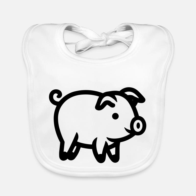 maiale Bavaglino ecologico per neonato
