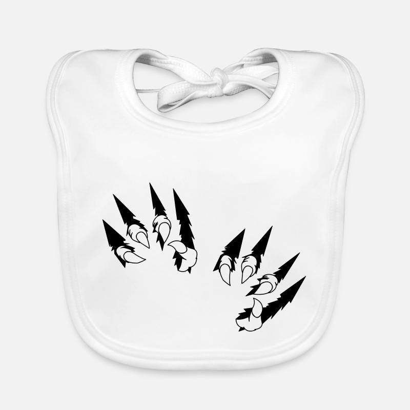 Animal Claws 2 Organic Baby Bibs