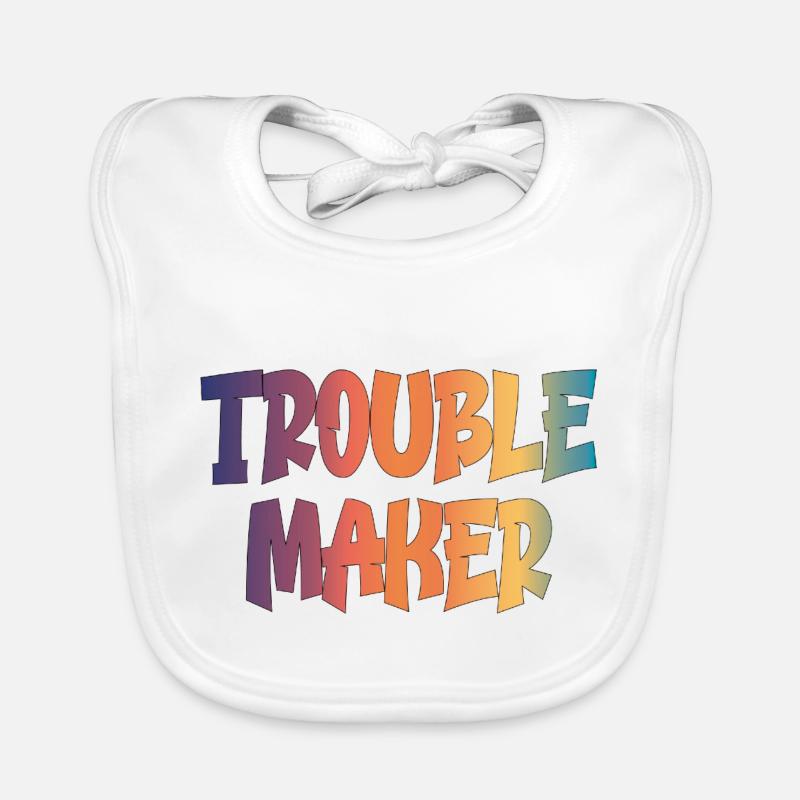 trouble maker Organic Baby Bibs