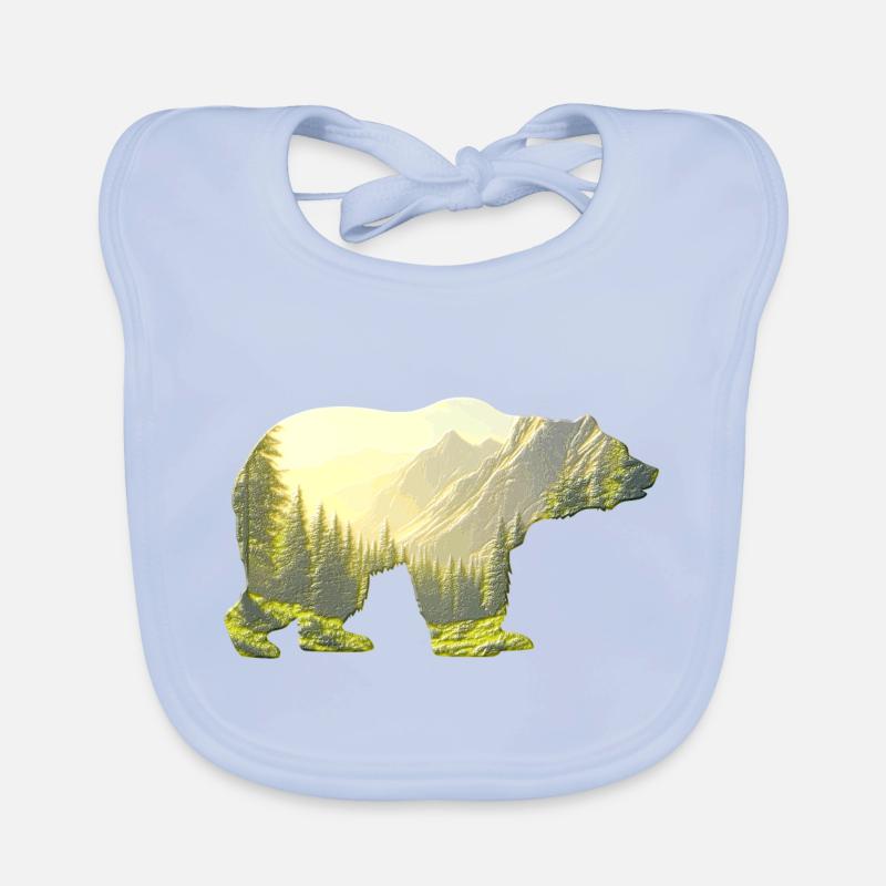 Ours 🐻 Bavoir bio Bébé