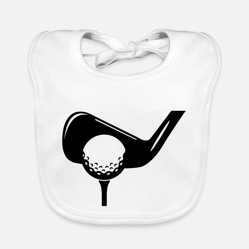 Symbole du golf Bavoir bio Bébé