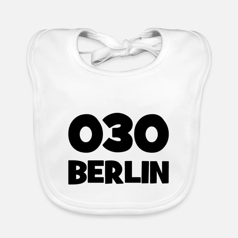 030 - Null Drei Null - Berlin - Vorwahl - Telefon Baby Bio-Lätzchen