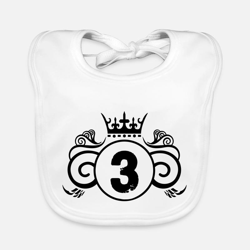 Armoiries 3 Bavoir bio Bébé