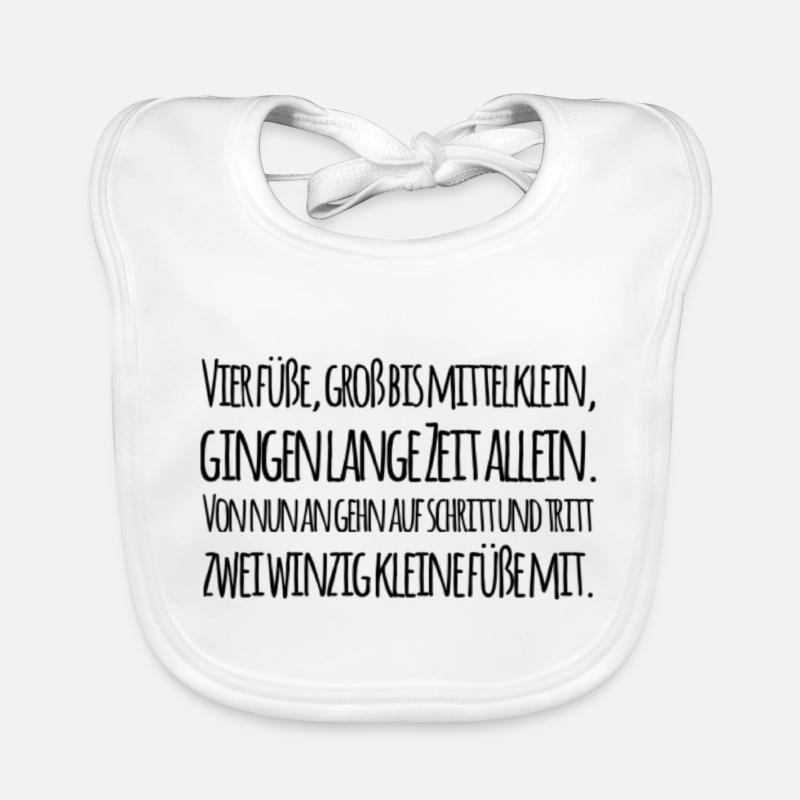 Babysprüche Baby Bio-Lätzchen