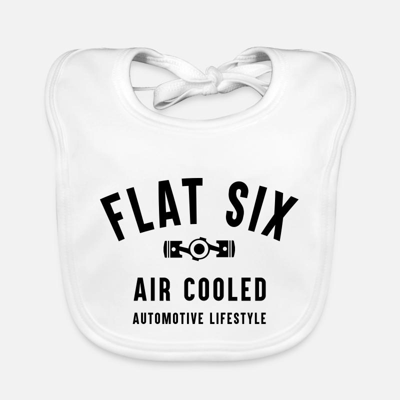flatsix aircooled Baby Bio-Lätzchen