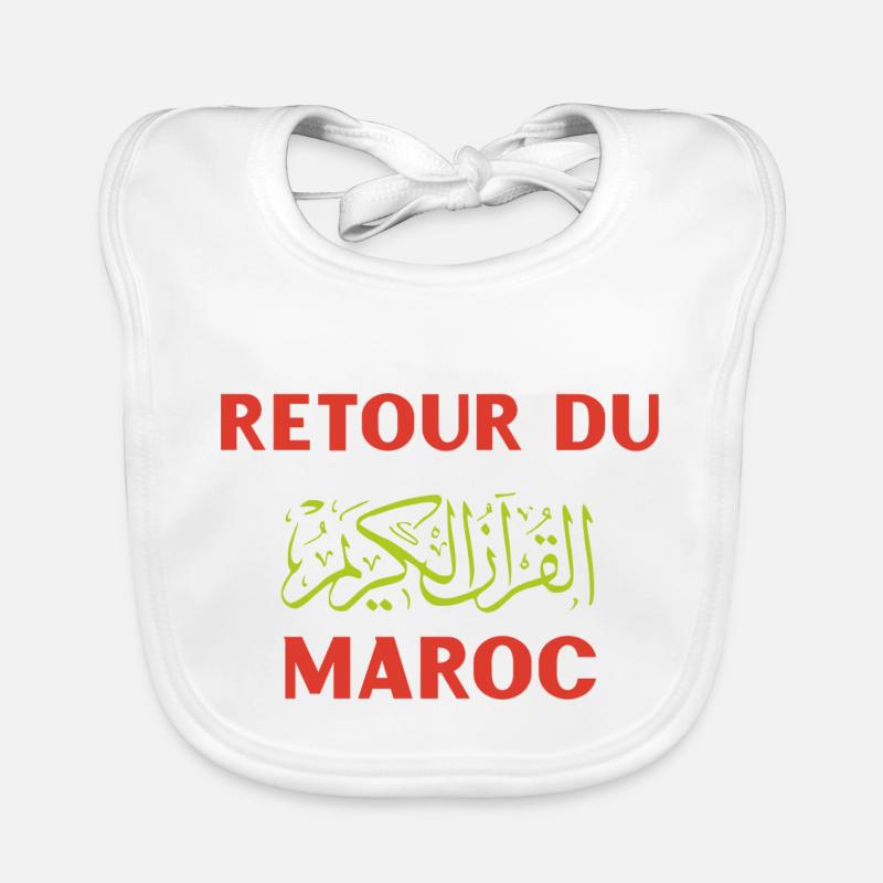 Retour du Maroc Bavoir bio Bébé