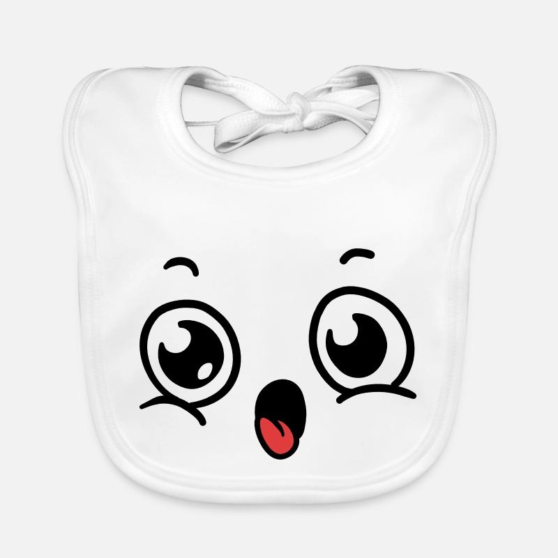 Déguisement de visage Bavoir bio Bébé