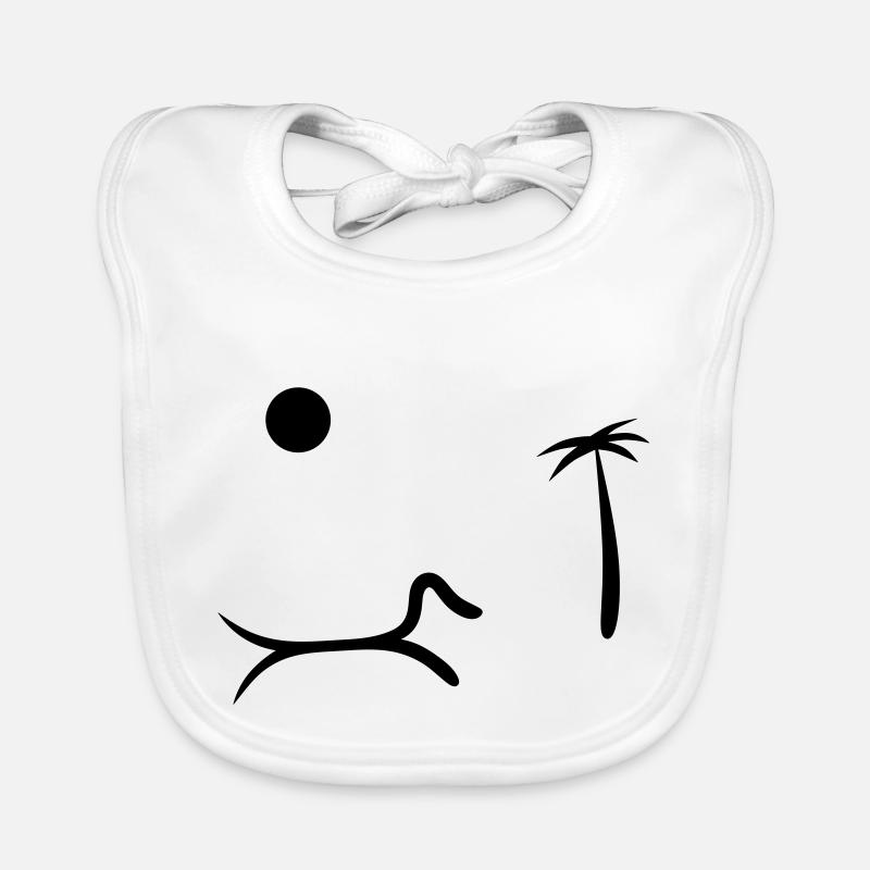 Vacances d’été teckel Bavoir bio Bébé