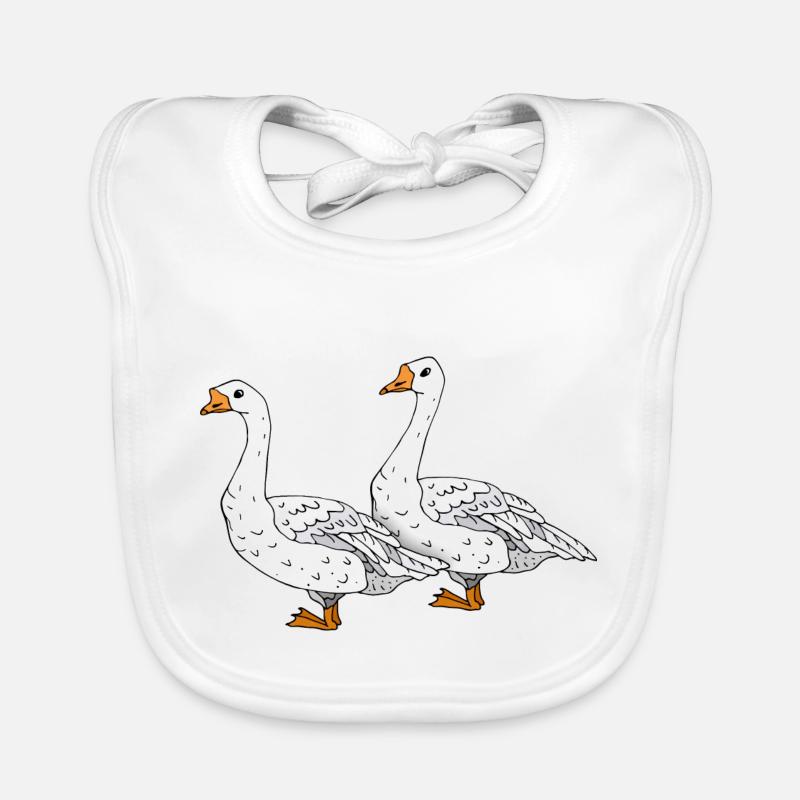 Gänse Baby Bio-Lätzchen