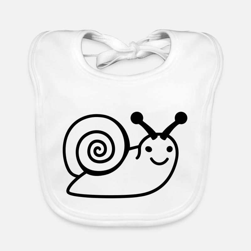 Schnecke Baby Bio-Lätzchen