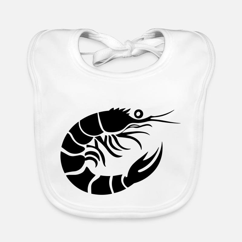 Shrimp Organic Baby Bibs