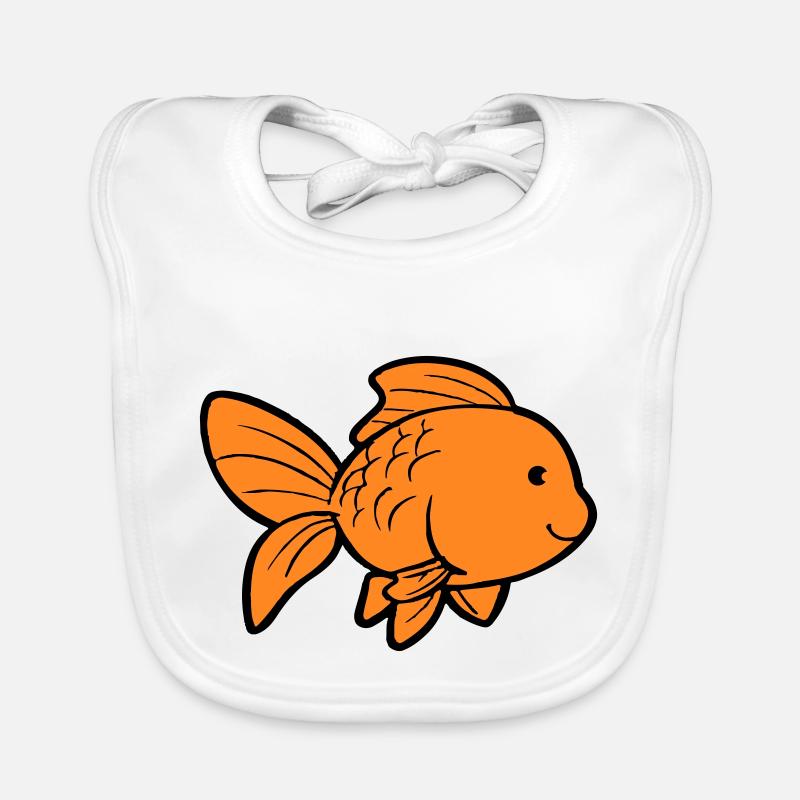 fisch goldfisch Baby Bio-Lätzchen