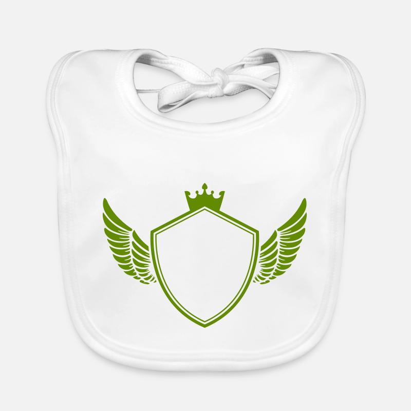Wapenschild Bio-slabbetje voor baby's