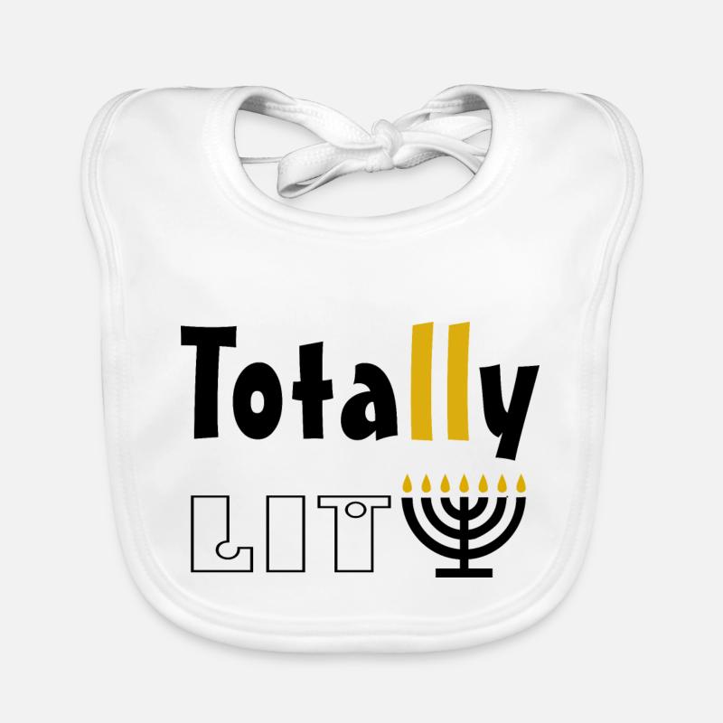 Totally Lit Organic Baby Bibs