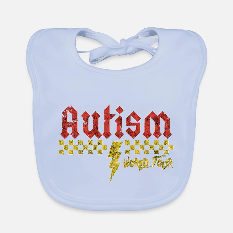 Autism awareness different different better Organic Baby Bibs