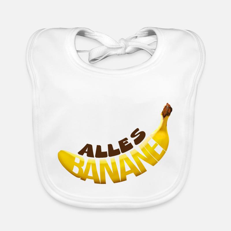 Alles Banane Baby Bio-Lätzchen