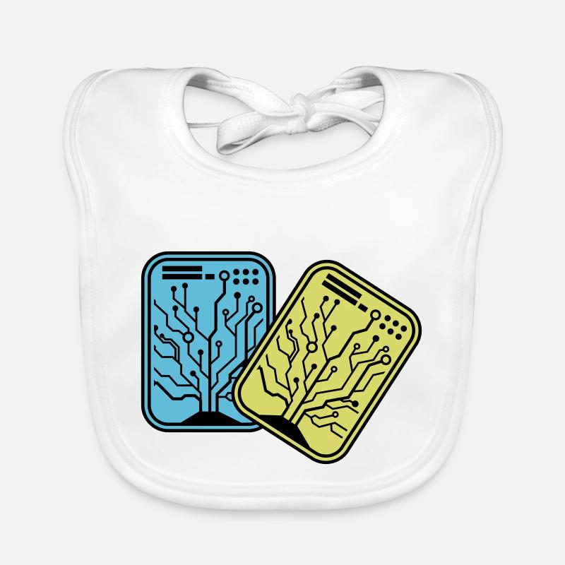 Micro Chip Organic Baby Bibs