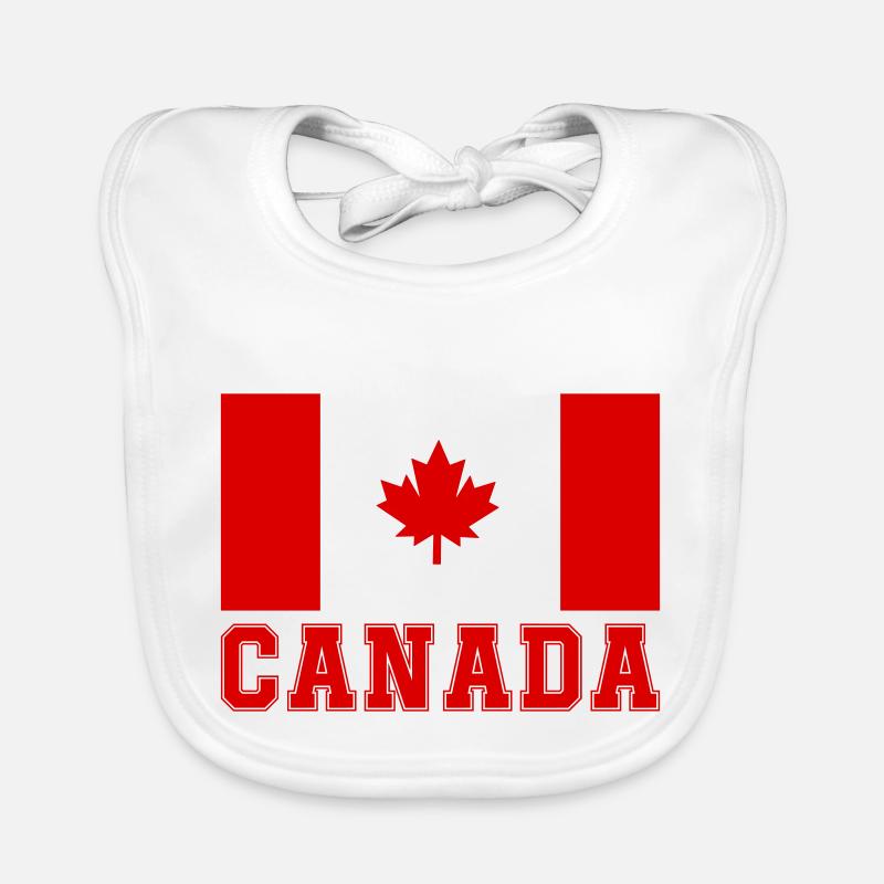 Canada Canada Bavoir bio Bébé