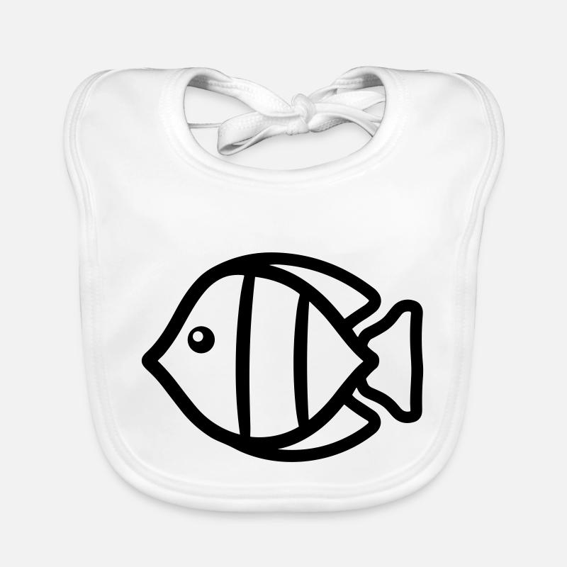 Poisson Bavoir bio Bébé