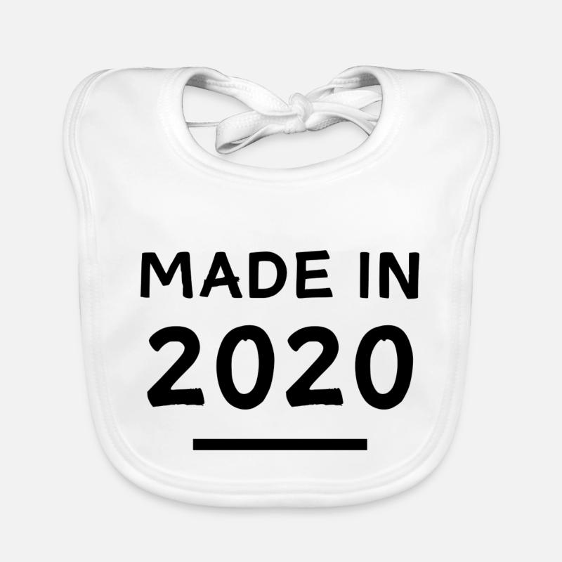 Fabriqué en 2020 - Année de naissance / Anniversaire Bavoir bio Bébé