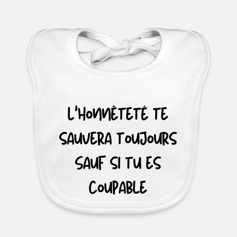 honnêteté Bavoir bio Bébé