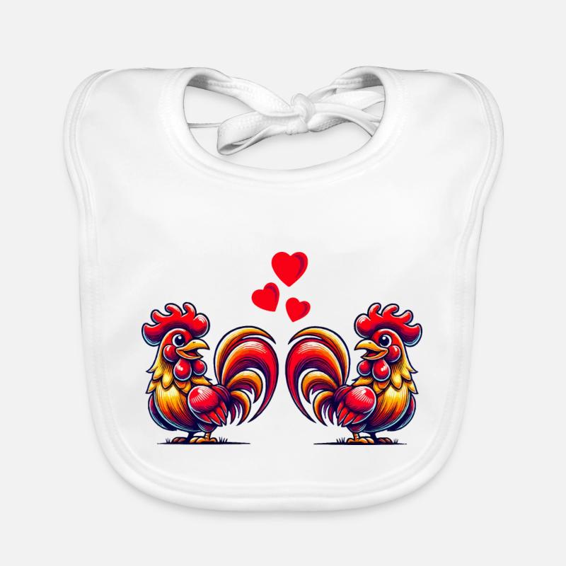 Amour Bavoir bio Bébé