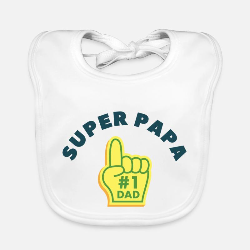 Super Dad Organic Baby Bibs