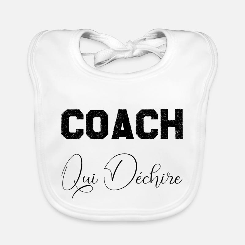 Coach Qui Déchire Bavoir bio Bébé