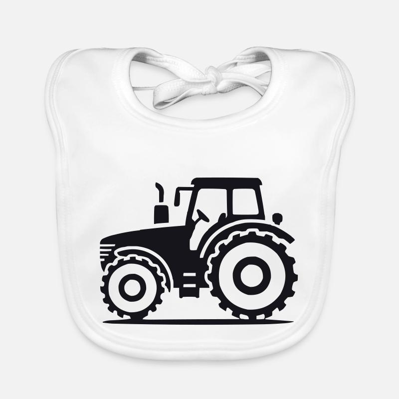 Traktor Baby Bio-Lätzchen
