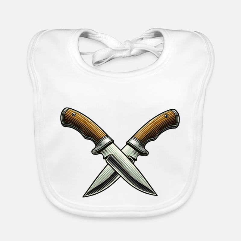 couteau 2 Bavoir bio Bébé