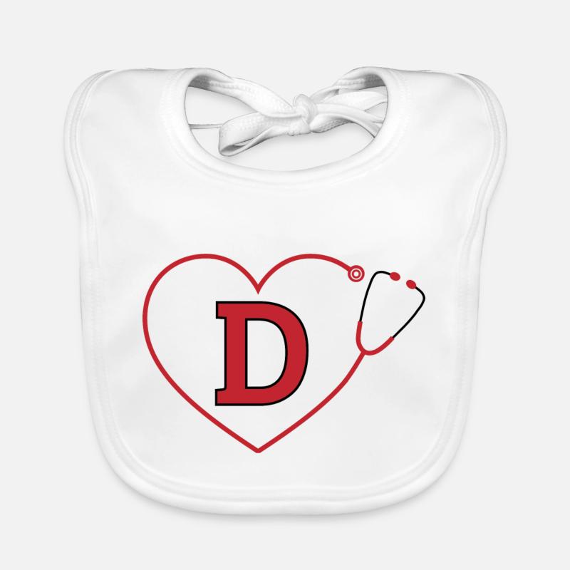 Stethoskop-Brief Baby Bio-Lätzchen