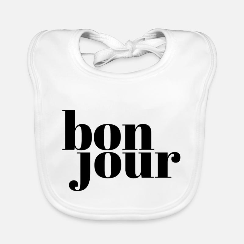 minimalist "good day" Organic Baby Bibs
