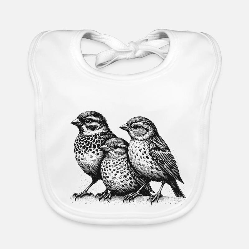 Moineau Bavoir bio Bébé