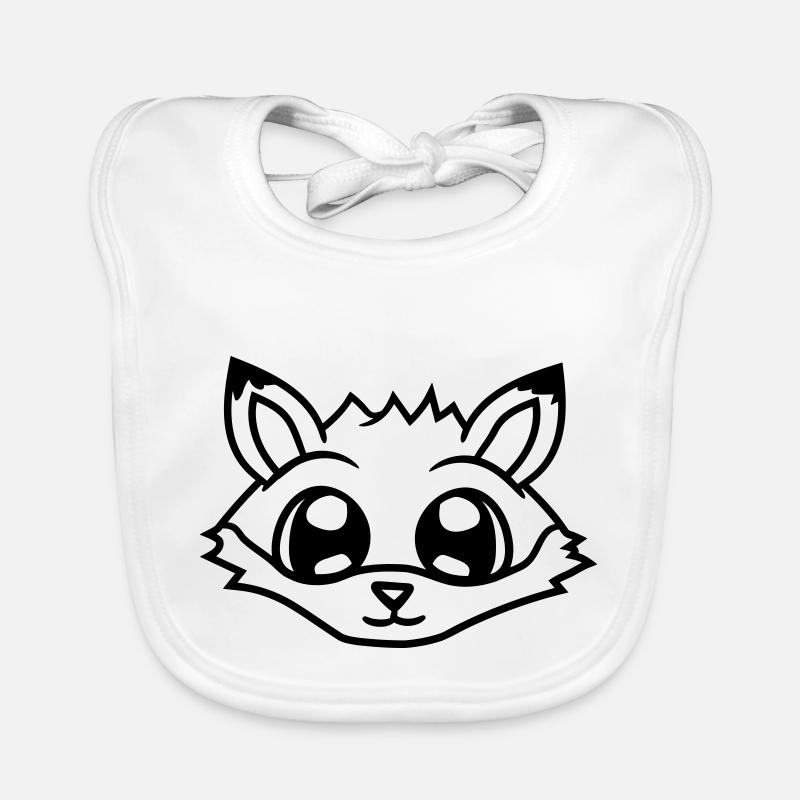 Fuchs Rotfuchs Wildes Tier Schlauer Wald Bewohner Baby Bio-Lätzchen