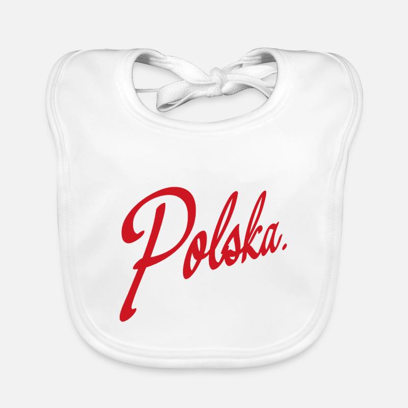 Polska Lettrage - Polen - Pologne - polnisch Bavoir bio Bébé