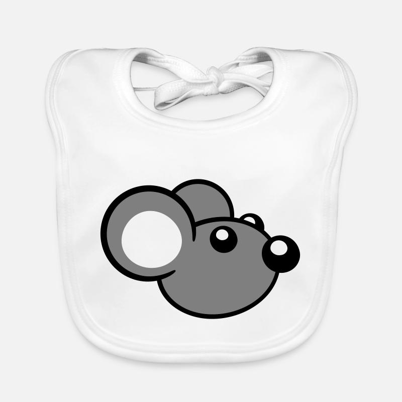 Mouse Mouse Cute Little Rat Rodent Friendly Organic Baby Bibs