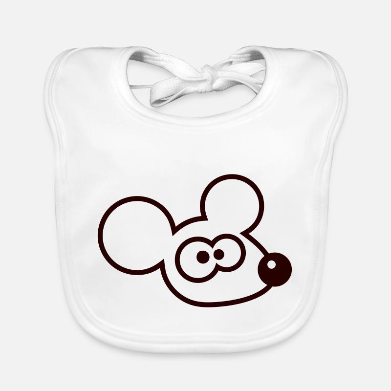 Mouse Mouse Cute Little Rat Rodent Friendly Organic Baby Bibs